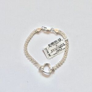 Sterling Silver Heart Chain Bracelet
